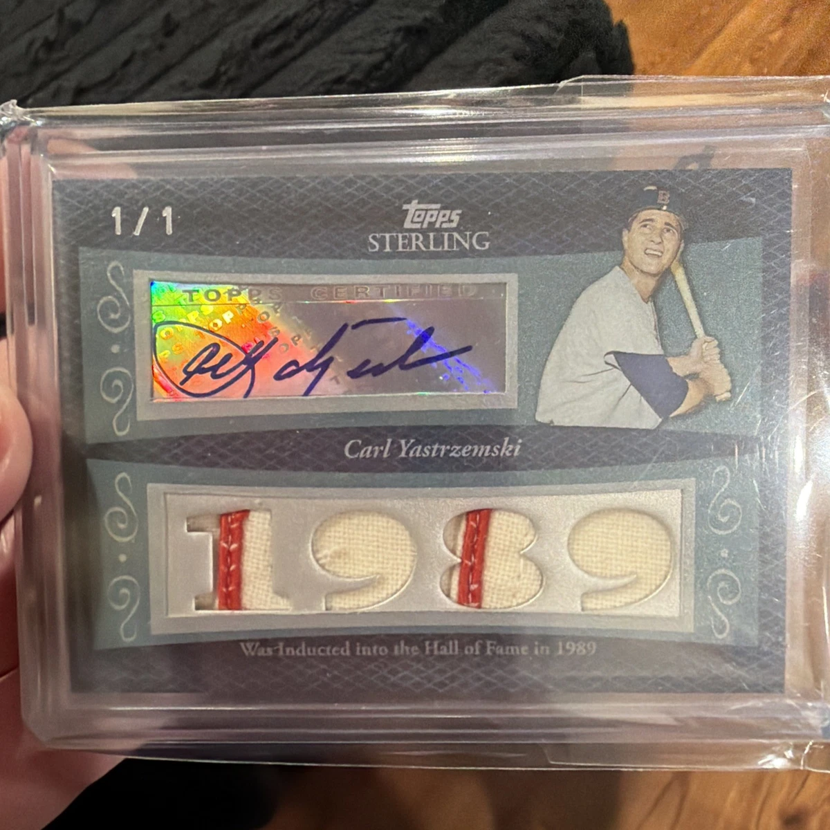 Topps Carl Yastrzemski Baseball Original Autographed Sports