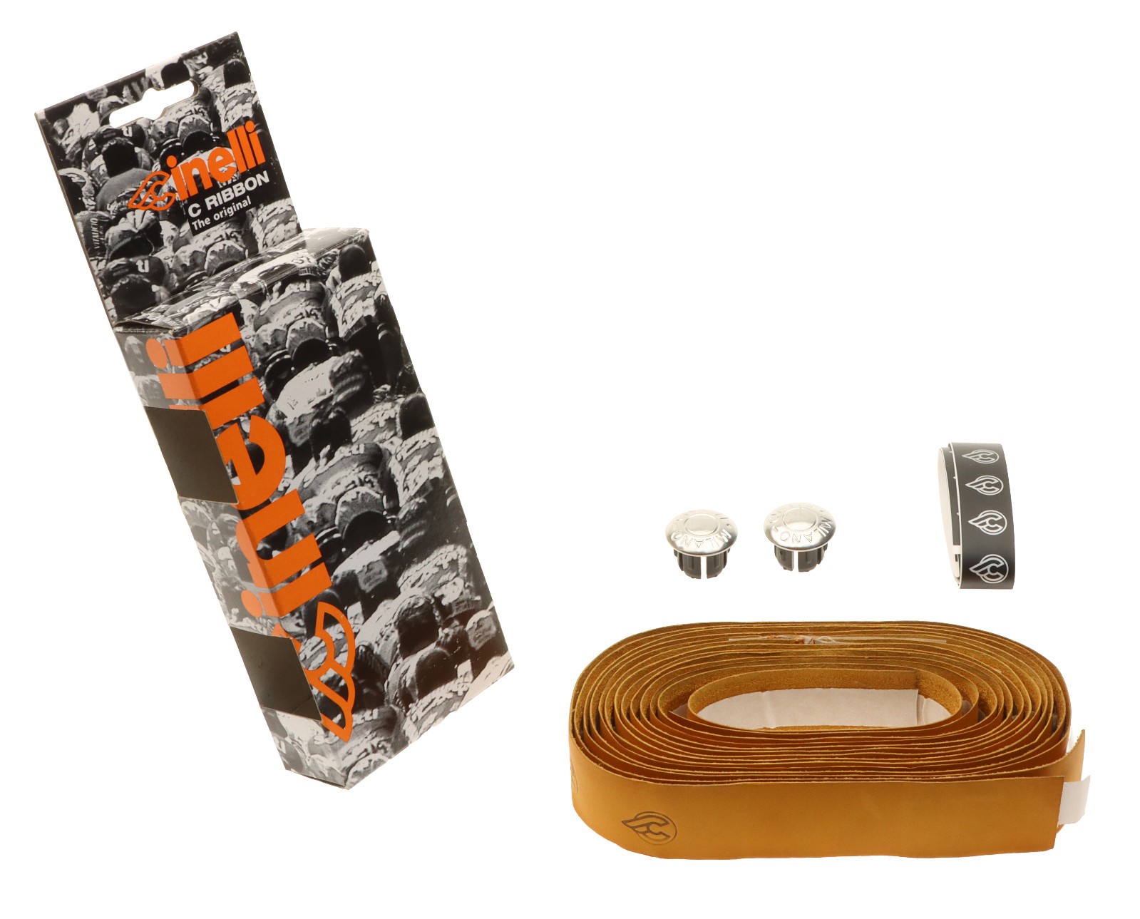 Cinelli Imperial Leather C Ribbon Handlebar Tape Tan Brown Smooth NEW NOS NIB 13490₽