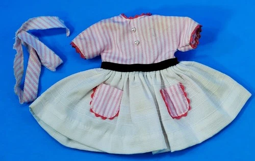 Vintage Ideal Tammy / Pepper Doll Happy Holidays #9317 Dress & Headband ~ 1960's
