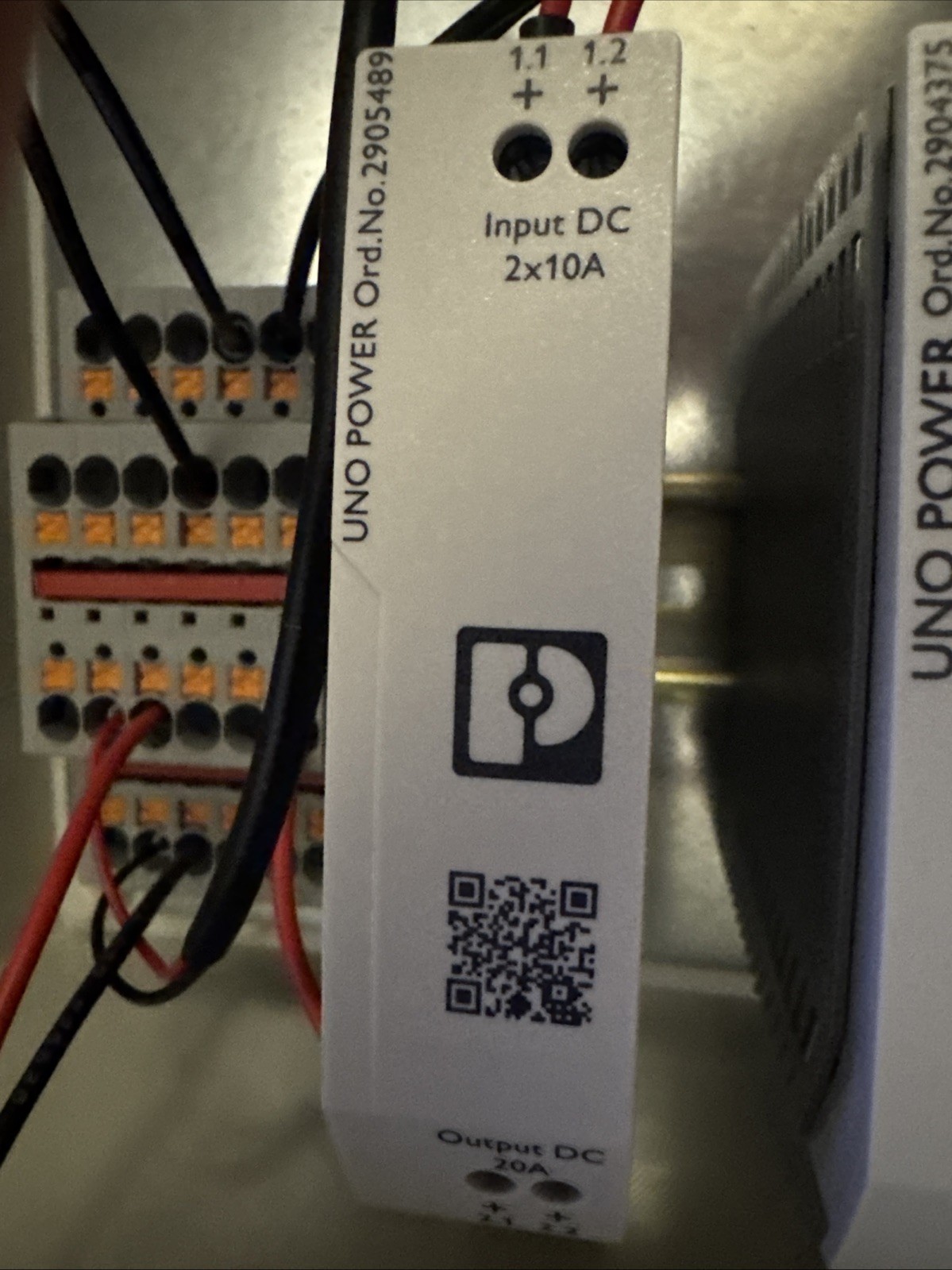 Phoenix Contact UNO-DIODE/5-24DC/2X10/1X20 Redundancy module, 5 V - 24 VDC