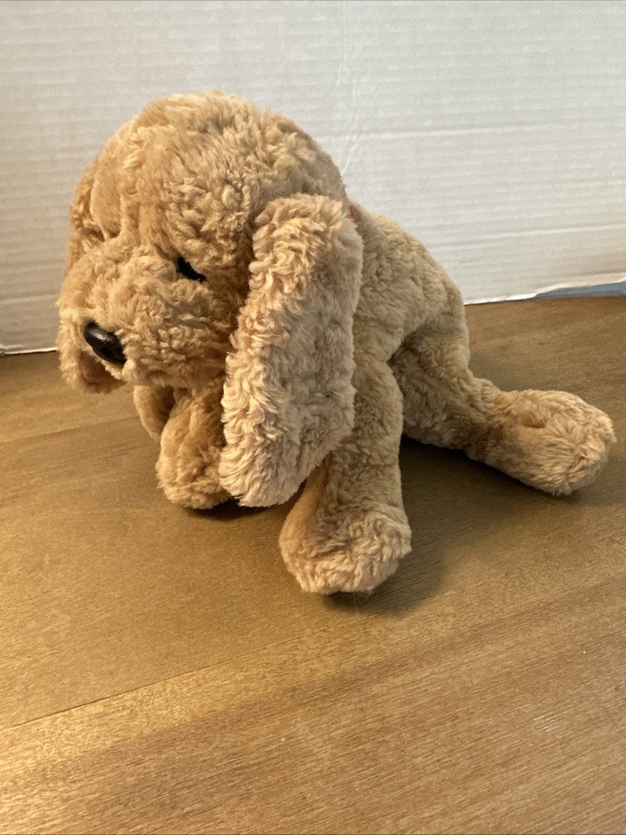 Gund 10” Brown Dog Plush With Red Collar Vintage Floppy | eBay