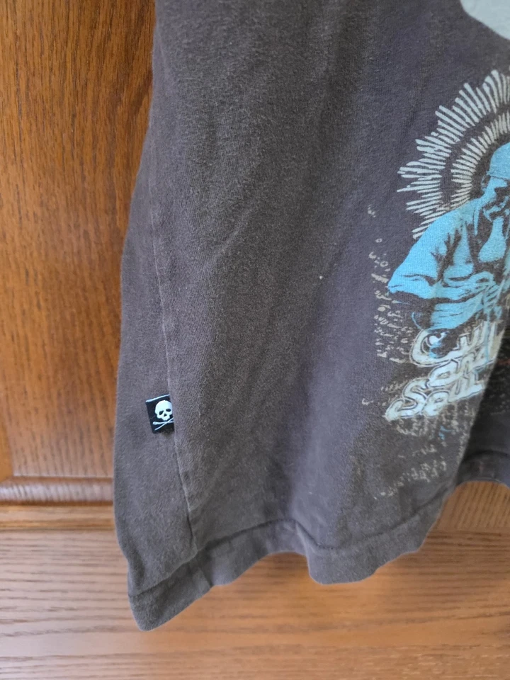 VTG Marc Ecko Graphic T-Shirt Sz XL Brown - Image 2 of 4