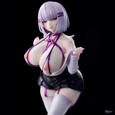 Eighteen Ginpatsu Shoujo Silver-haired Girl 1/6 Figure illustration Mitsudoue