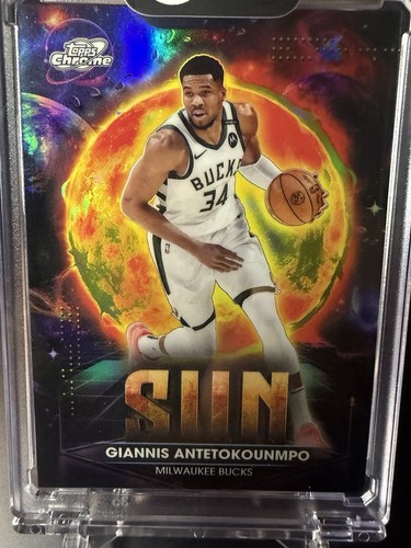 Topps Cosmic Chrome GIANNIS ANTETOKOUNMPO Sun Planetary Pursuit #PPS-4 Bucks