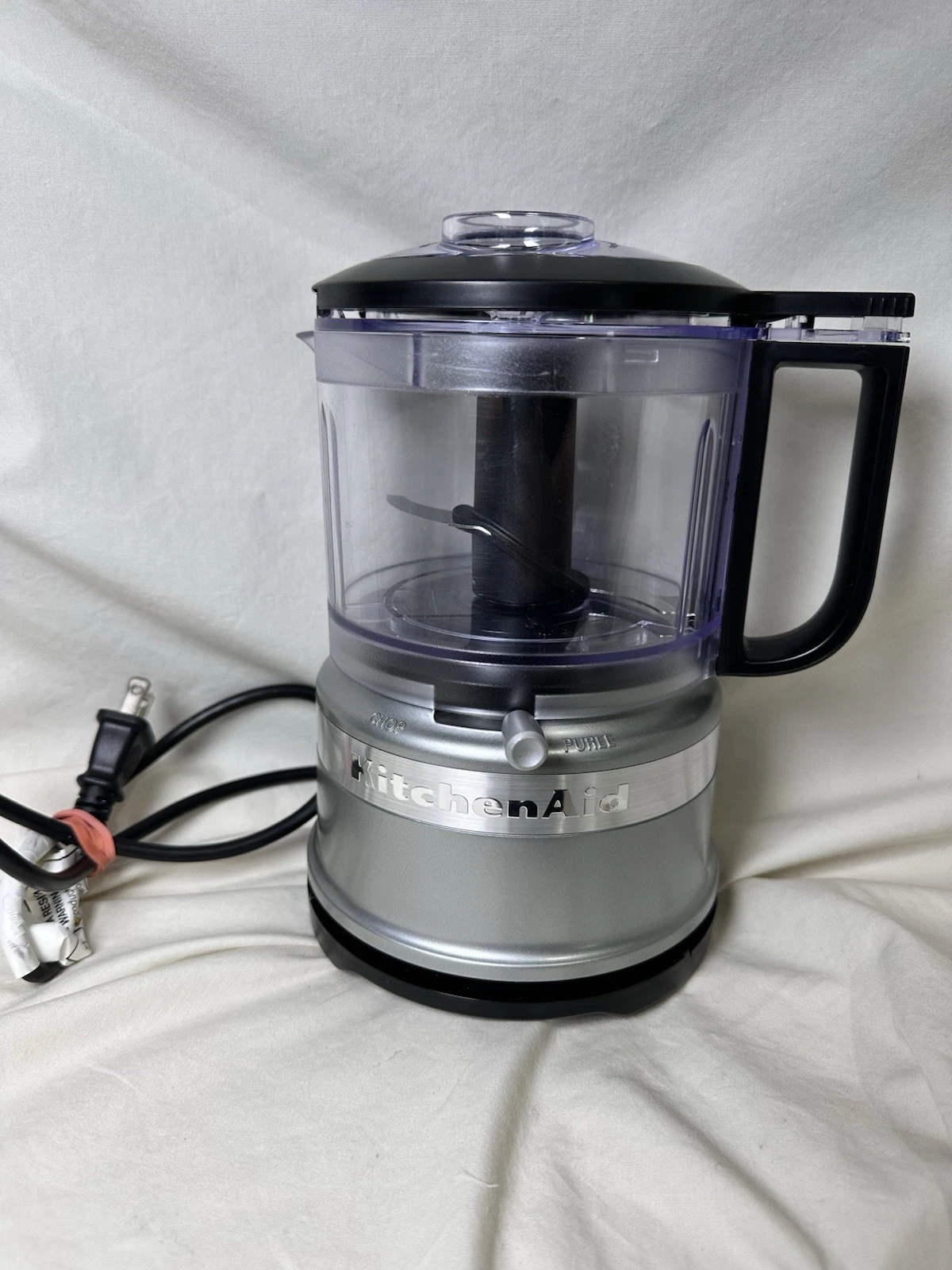 KitchenAid 3.5 Cup Food Chopper KFC3516CU Gray Tested Works
