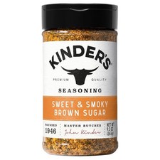 Kinder's Seasoning 9.3 oz SWEET SMOKY BROWN SUGAR Smoke Rub Spice BB 12/2028