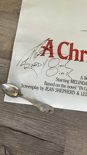 A Christmas Story movie poster  - 11 x 17 inches  signed by ian pertella - Picture 5 of 8