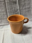 Fiestaware Tangerine Orange Coffee Cup Mug Ring Handle Fiestaware