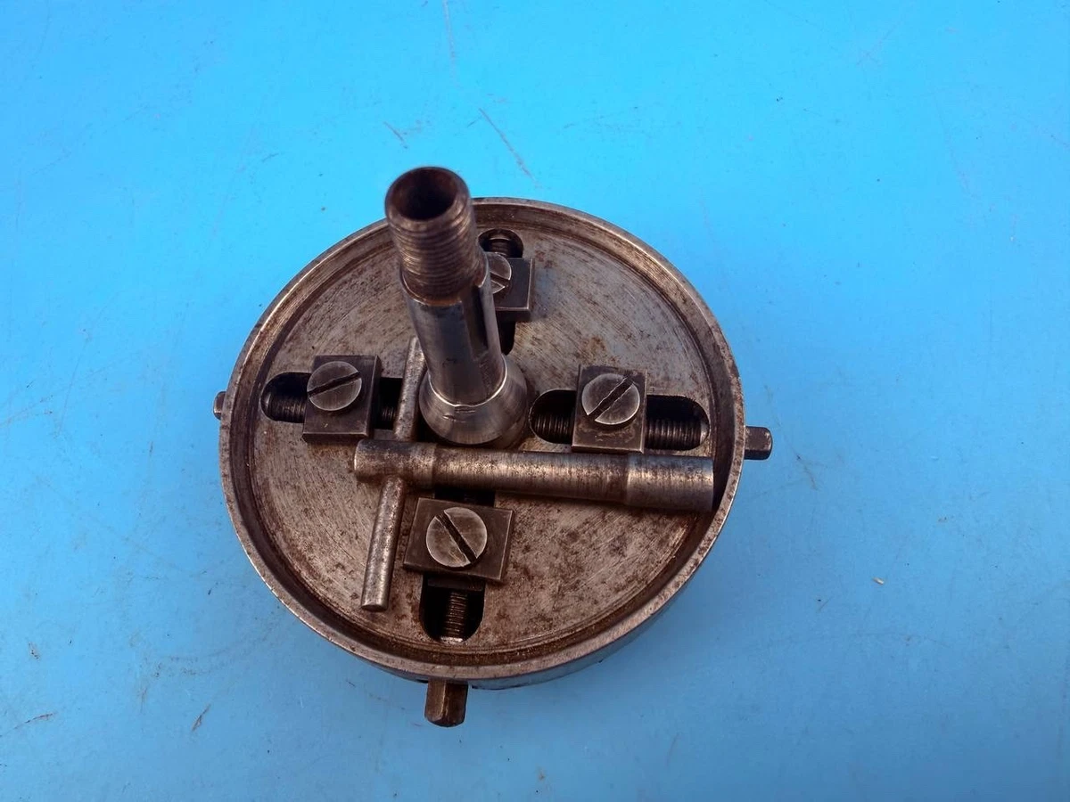 Watchmakers Wolf Jahn 8mm Lathe 4-Jaw Independent Chuck Germany