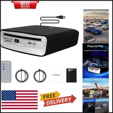 External Universal Portable CD Player - Perfect for Car  Home Use with Remote