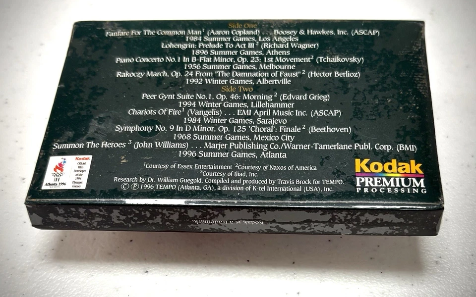 The Sound and The Spirit Sampler Cassette Atlanta Olympic Games 1996 NEW SEALED - Image 2 of 4