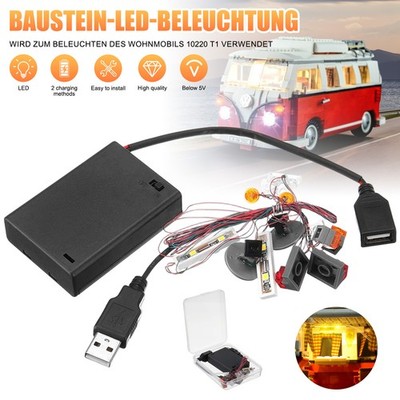 LED Beleuchtung Licht Kits ONLY Für LEGO 10220 VW CAMPER VAN Technic Bricks DE