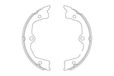 TRW Bremsbackensatz Feststellbremse GS8821 für ACCORD CU HONDA CW LEGEND 8 4 IX