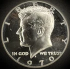 1970-S Kennedy 40% SILVER Half Dollar PROOF 50C
