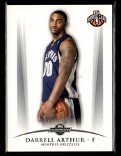 2008-09 Topps Hardwood #122b Darrell Arthur Rookie #/2009 Card Memphis Grizzlies
