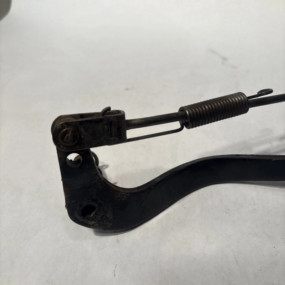 1976 Yamaha IT400 Rear Back Brake Pedal Rod IT400C IT 400 C 76 OEM Adjuster - Image 3 of 4