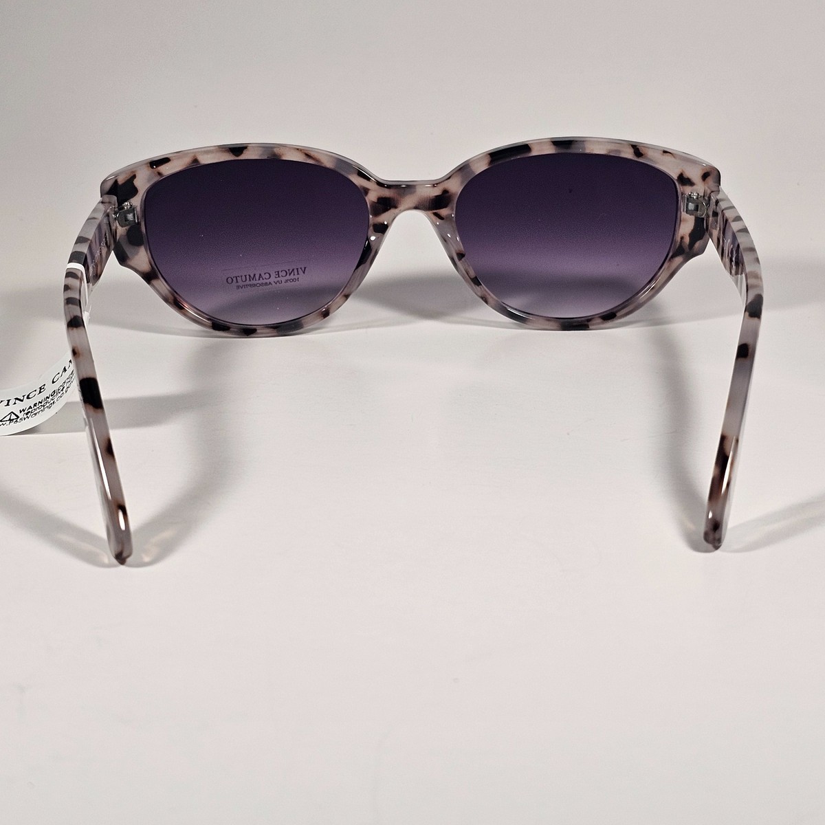 Moat イタリア語 Vince Camuto VC1174 GYTS Cat Eye Sunglasses Gray Tortoise Smoke