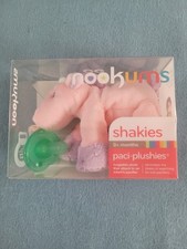 Paci-Plushies Shakies Unity Unicorn Pacifier Rattle Plush Holder NEW Nookums