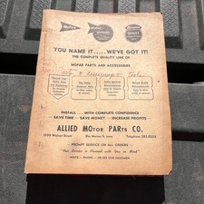 1963 Chrysler Parts Vintage Mopar Multi-purpose Line Catalog Accessories Tools