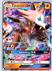 Lycanroc GX - SM14 - Sun & Moon Black Star Promo