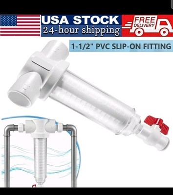 Spin-Down Sediment Water Filter Complete Kit with Flush Valve Sand Separator