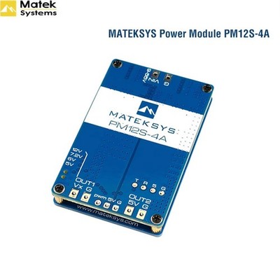 MATEK MATEKSYS Power Module PM12S-4A 3-14S 9-55V DC IN PWM