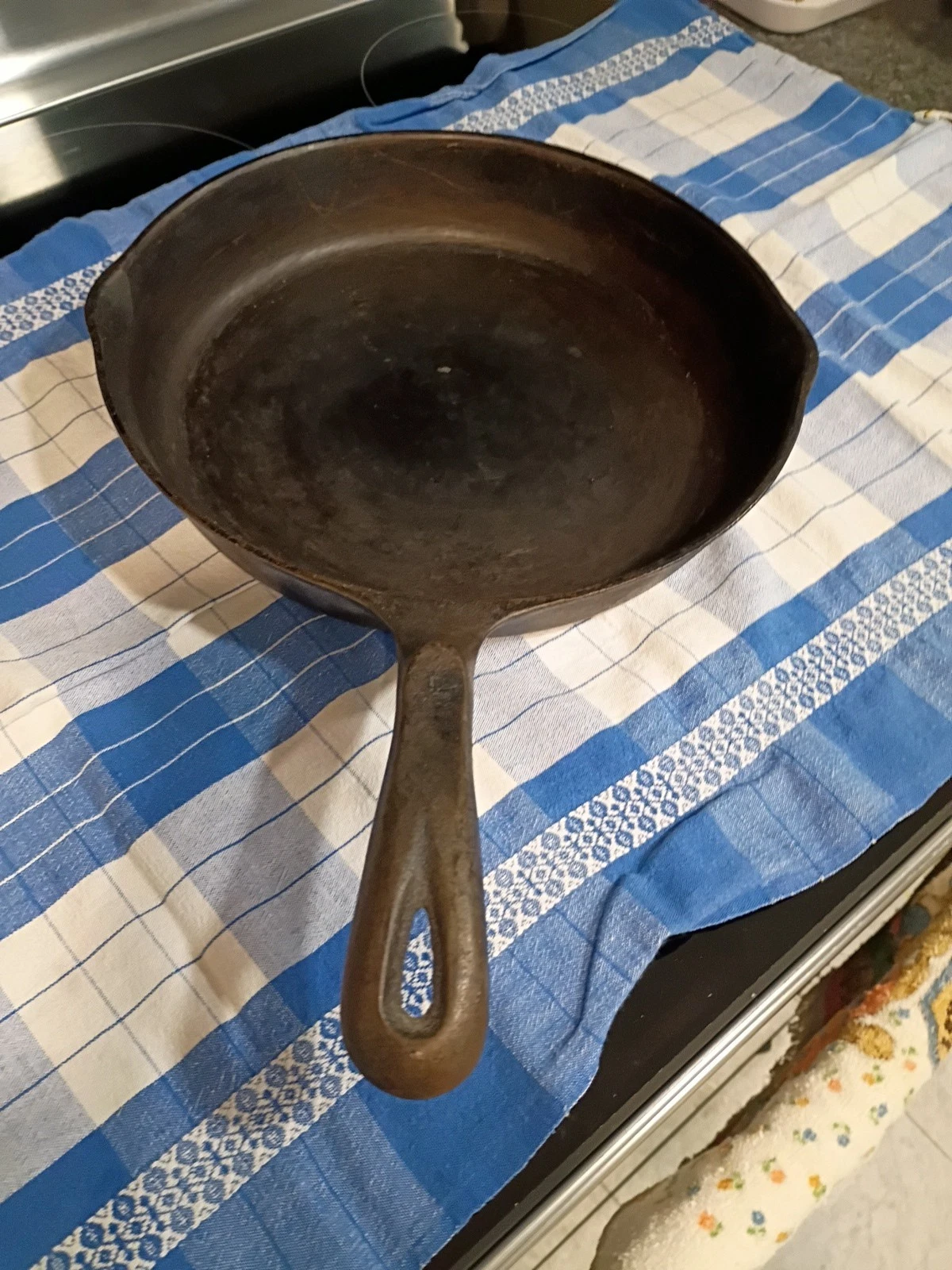 Vintage Wagner Ware Sidney 10 1/2 "Cast Iron Skillet - Seasoning Instructions