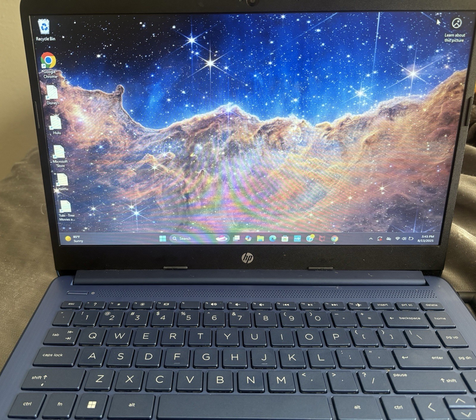 HP Stream 14-inch HD Laptop Intel Celeron 4GB RAM 64GB Storage Windows 11 S Mode in Blue-image