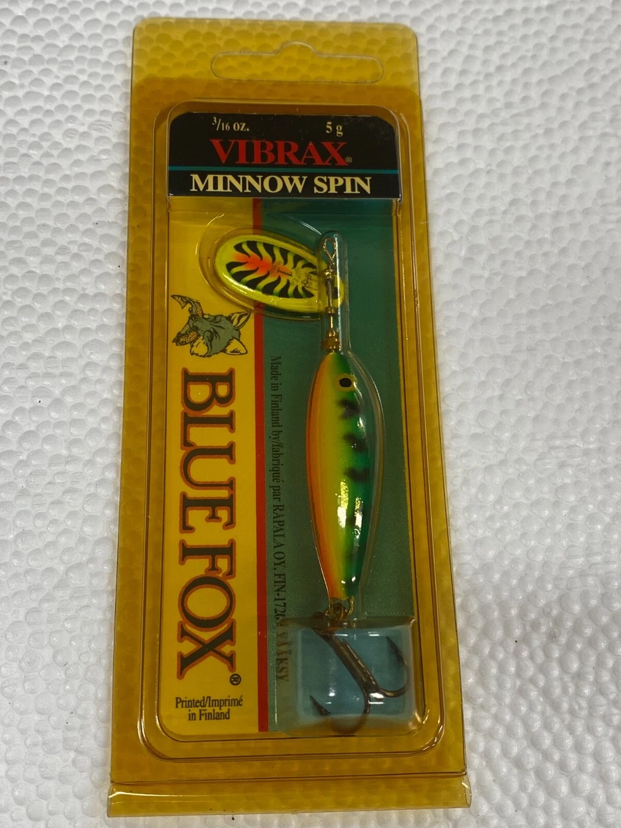 Leurre De Pêche Vintage Rapala Minnow Cuillère #7 1/2 Oz Firetiger RMS-7 FT – Pour Les Passionnés De Pêche.