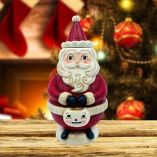 Bethany Lowe Design: Christmas; Johanna Parker, St Nick Jolly Jar, Item# JP2035