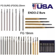 Dental Carbide Burs FG Friction Grip Round Tungsten Carbides High Speed