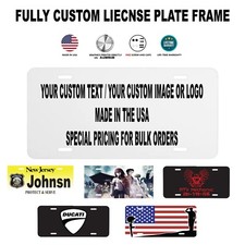 Personalized Aluminum Custom License Plate Customize With Text And Or Picture