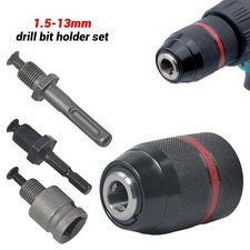 M18 Keyless Drill Chuck, 1/2-20 UNF Mount, 13mm Self-Tightening Chuck Adapter, Compatible With Drill Drivers, Power Tools, And Rotary Tools For