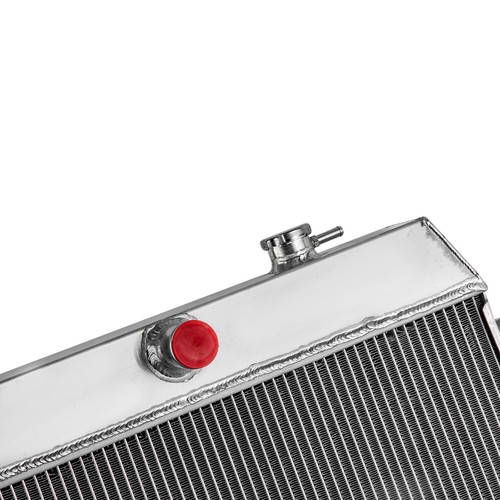 3-Row Aluminum Downflow Radiator For 1955-1957 Chevy Bel Air / Nomad / 150 / 210 / Del Ray – 5056