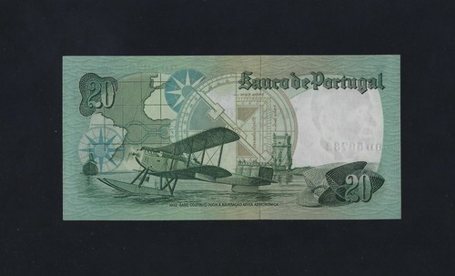 PORTUGAL Portuguese 20 Escudos 1978 P-176 UNC - Picture 2 of 2