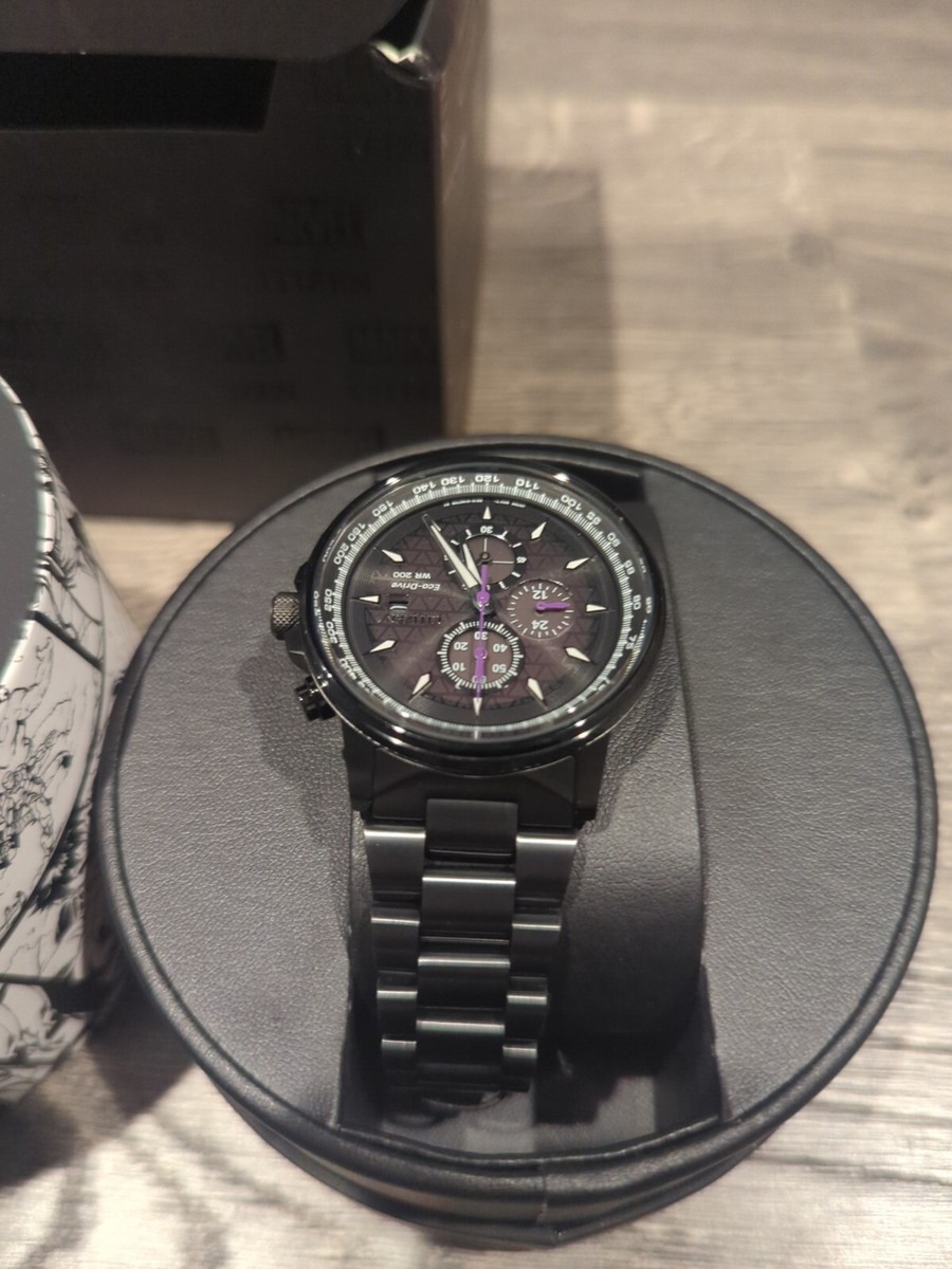 Citizen Eco-Drive Marvel Black Panther Men's Wristwatch Citizen Eco-Drive Marvel Black Panther Men's Wristwatch