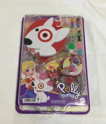 Polly Pocket Target Bullseye Adventure Store Exclusive Mattel Mini Doll Set New