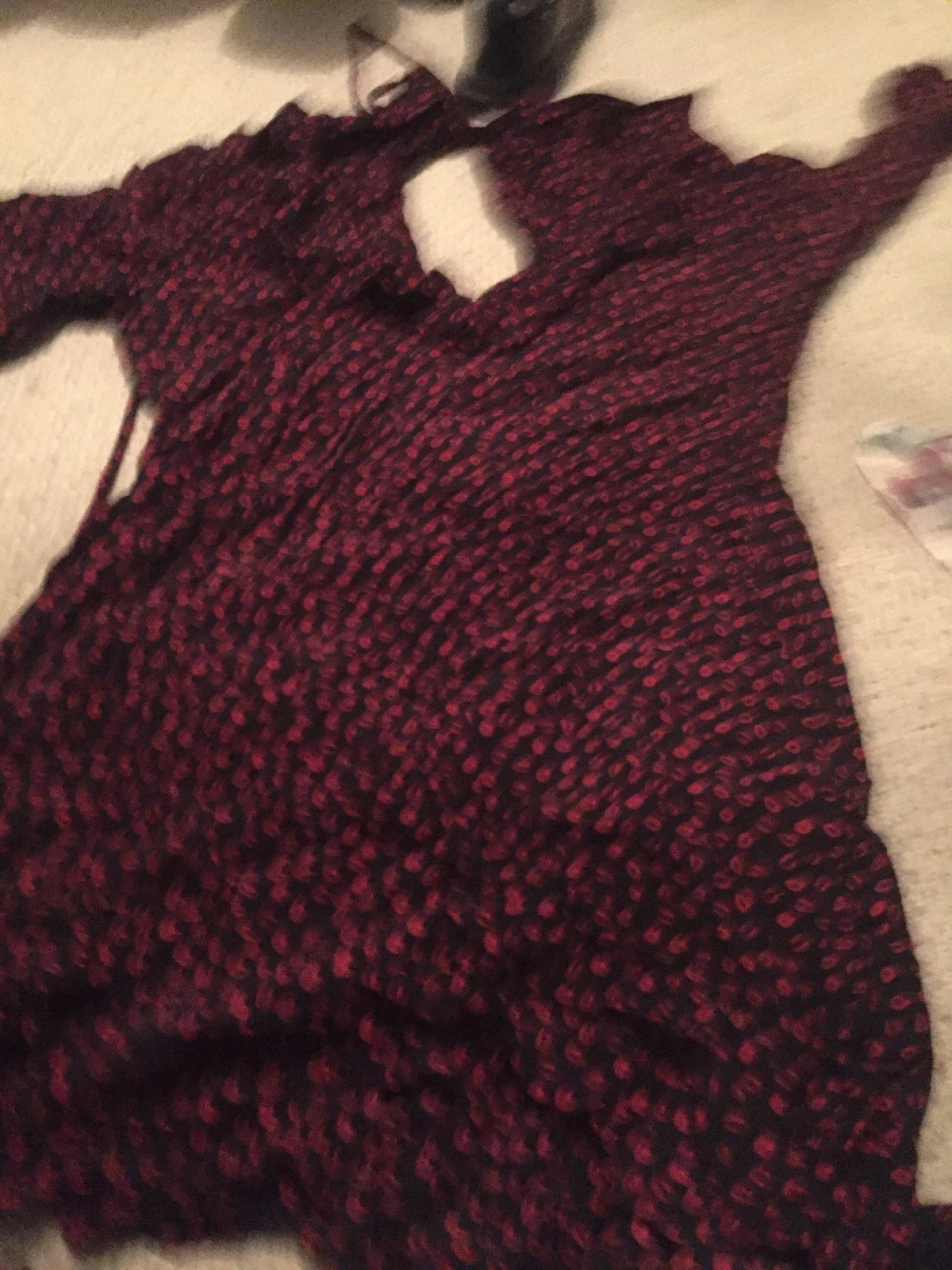 Abito skater con stampa labbra Topshop Regno Unito 8 pezzi di listino £ 36 San Valentino ?