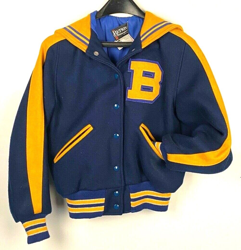 Vintage 1950's Butwin Blue/White Wool Varsity Jacket “Dartmouth