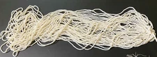 RARE Antique Micro Seed Beads-16/0 Aged Pearl White Luster-early 1900's-4g hanks