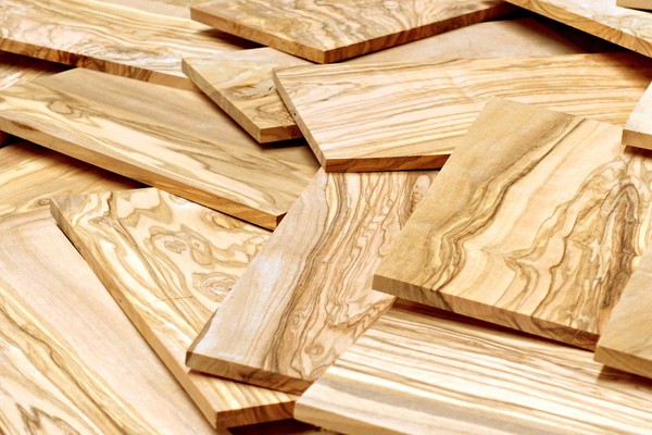 10 Tablas de madera de olivo 22 x 11 x 0.8cm, tablas de desayuno, bricolaje