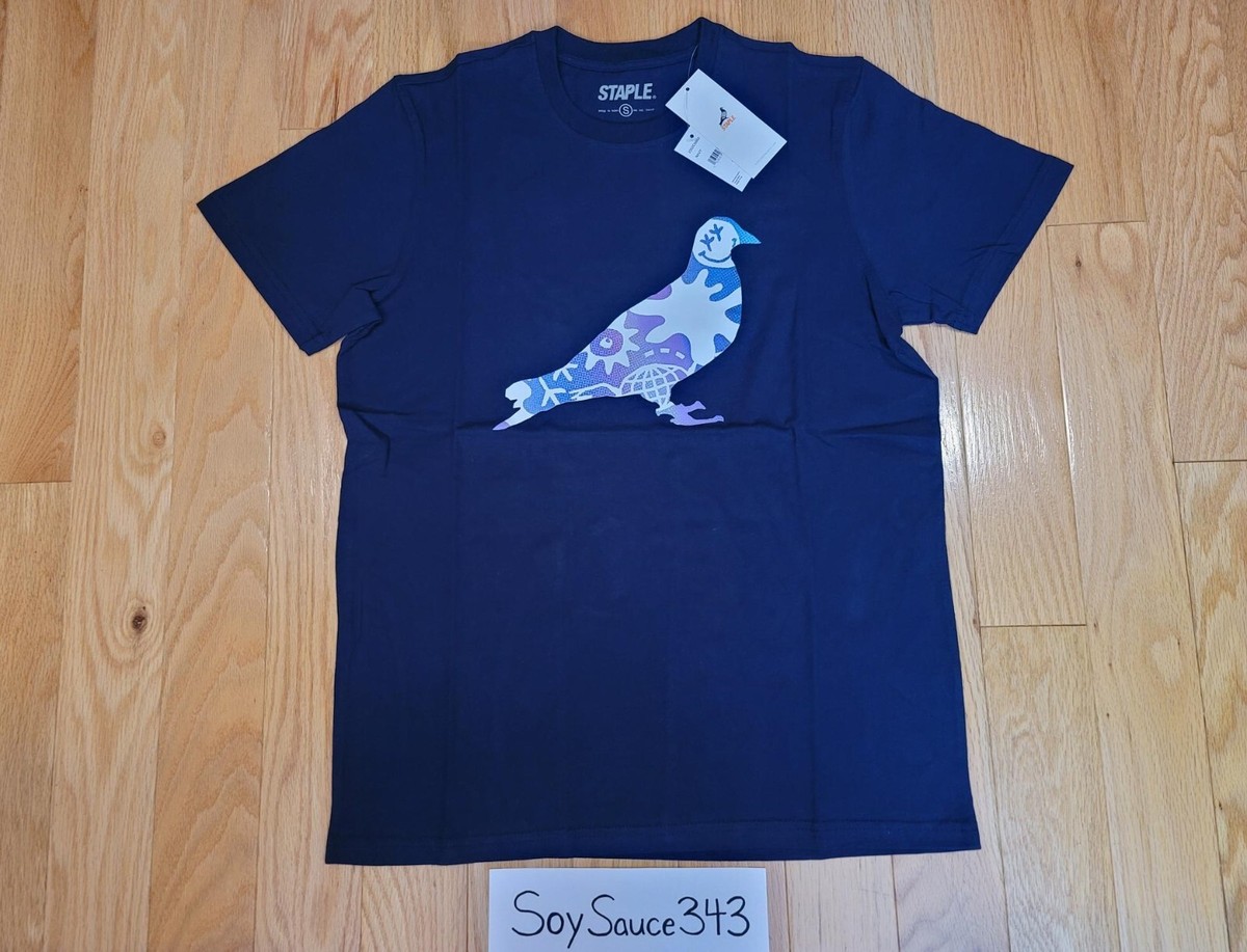 T-shirt Homme Unisexe Pigeon Peagon Flower - Coton, Coupe Regular, Manches Courtes, Col Rond, Neuf Avec étiquettes