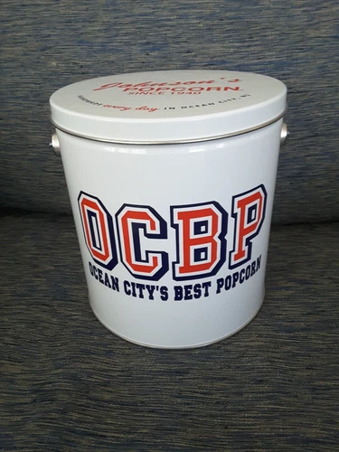 Ocean City, NJ Johnson's Popcorn Metal Container Lid and Handle New