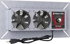 Crawlspace Ventilation Fan with Humidistat Thermostat, 220 CFM Airflow