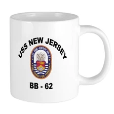 11oz mug USS New Jersey BB 62 - Printed Ceramic Coffee Tea Cup Gift