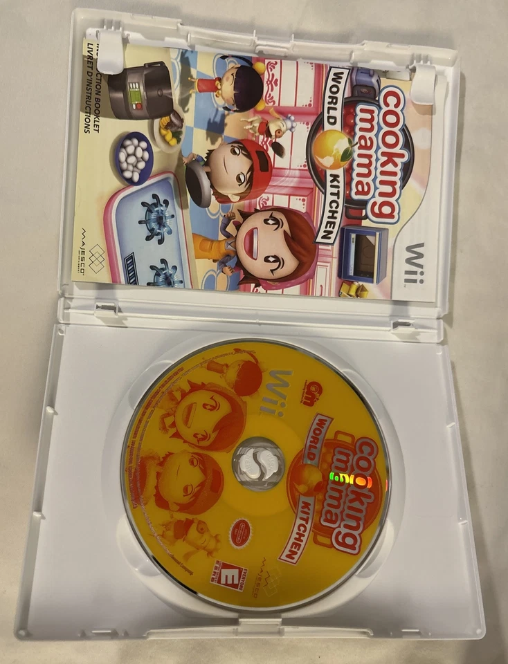Cooking Mama: World Kitchen (Nintendo Wii, 2008) - CIB - Disc Resurfaced - Image 4 of 4