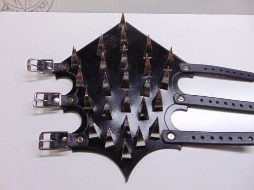 ABSU'S LEDER DRACHENKRALLE STACHEL STULPEN. BLACK METAL (MDLG0370) - Bild 5 von 10
