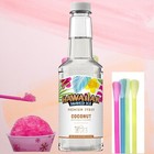 Hawaiian Shaved Ice Snow Cone Syrup Coconut Flavor 16oz. Frozen Slushies (1 Pk)