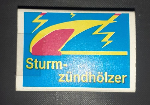 Sturmstreichhölzer 20 Hölzchen je Packung