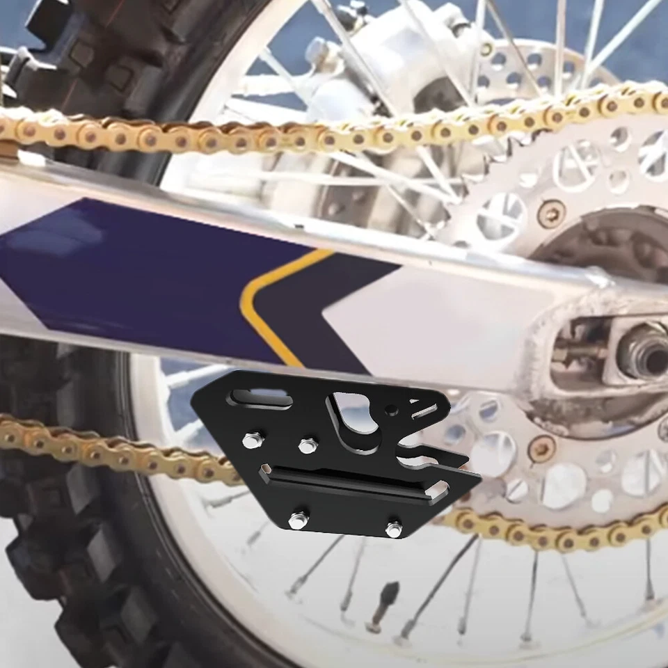 Protector guía de cadena de aluminio para motocicleta apto para Husqvarna CR150 2011 Foto 2 de 4